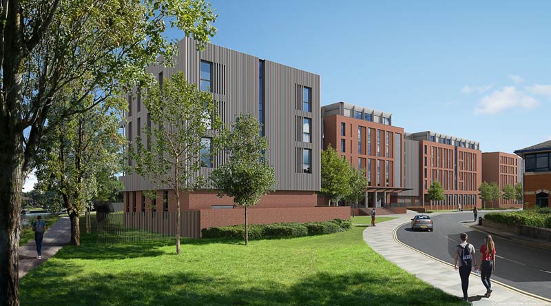 Guildford student housing scheme artist impression