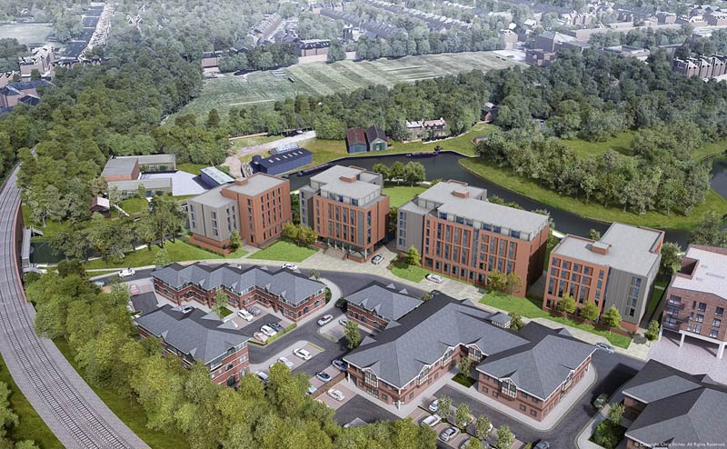 Guildford student housing scheme artist impression