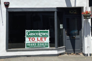 Retail Ground floor class E premises to let with parking in Haslemere